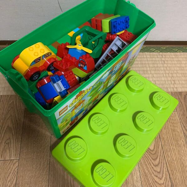 LEGO レゴ デュプロ &アンパンマンブロック 現状品(レゴのケース付き)