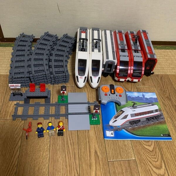 LEGO レゴ シティ 特急列車 7938 &ハイスピードパッセンジャートレイン 60051 現状品