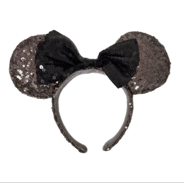ディズニー ミニーマウス ヘアバンド カチューシャ東京ディズニーリゾート TDR スパンコール Disney
