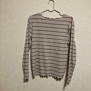 ボーダーカットソー