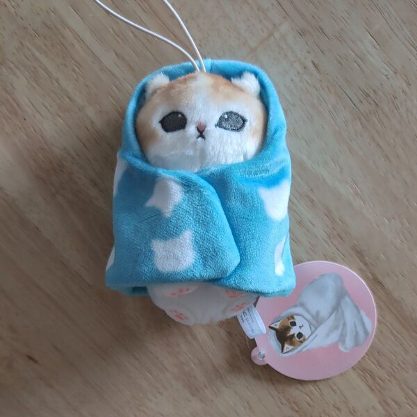 モフサンド mofusand 包まれにゃんこ マスコット ぬいぐるみ