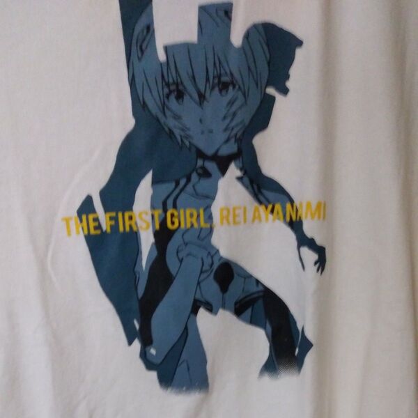 新世紀エヴァンゲリオン Tシャツ 綾波レイ Mサイズ ホワイト