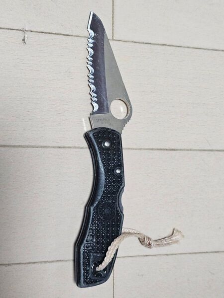 スパイダルコ spyderco H-1 ソルト1 海人 セレーション クリピット