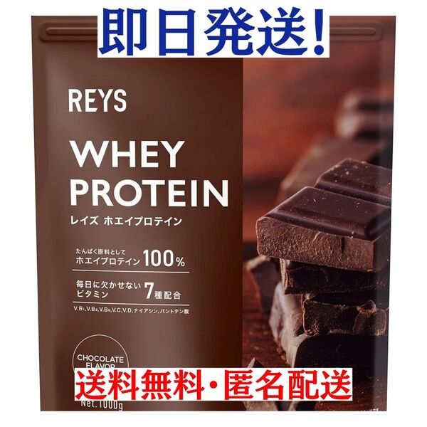 チョコレート風味 REYS レイズ ホエイ プロテイン 1kg