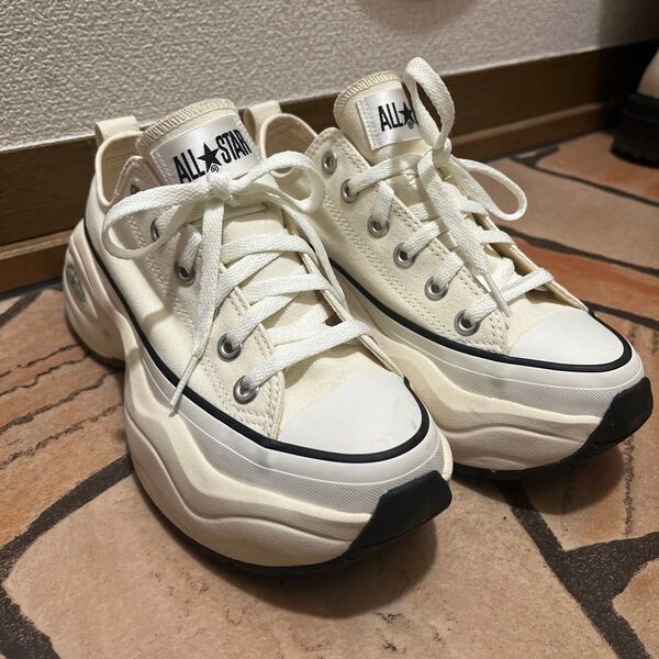 converse 厚底 24.5cm