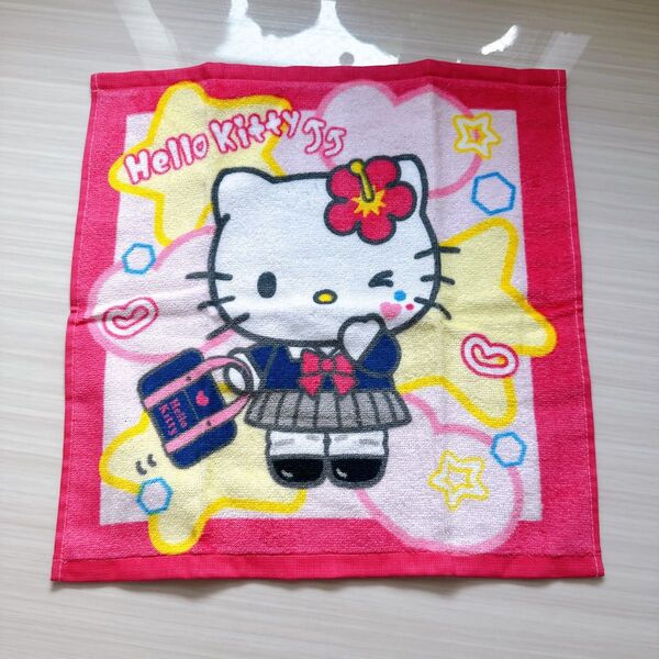 ハローキティ ギャルキティ タオル ハンドタオル 平成ギャル サンリオしまむら Hello Kitty