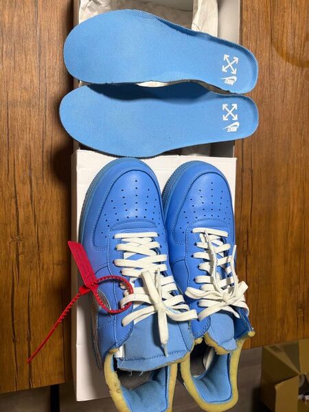 Off-White × Nike Air Force 1 Low "MCA University Blue"