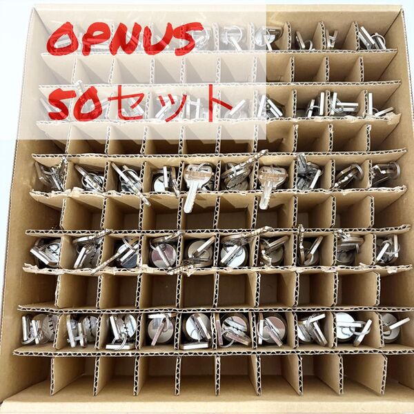 OPNUS 自動販売機 キーシリンダー 鍵 2本付 自販機 外鍵用 施錠 opnus 50セット