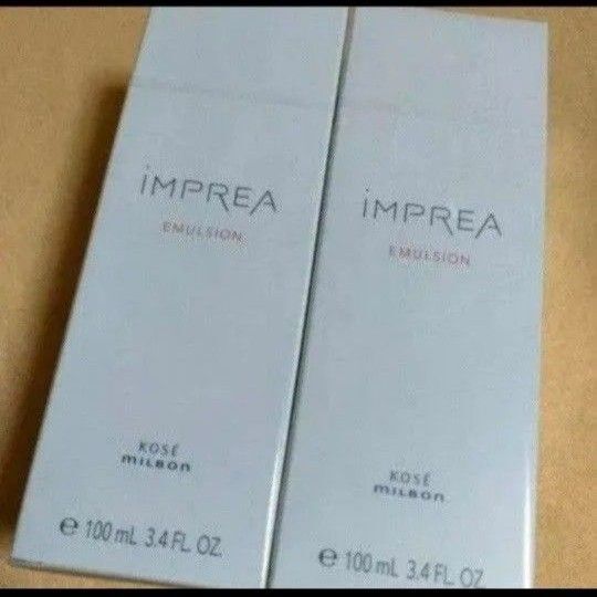 コーセー ミルボン インプレア エマルジョン乳液 100mL 二本セット