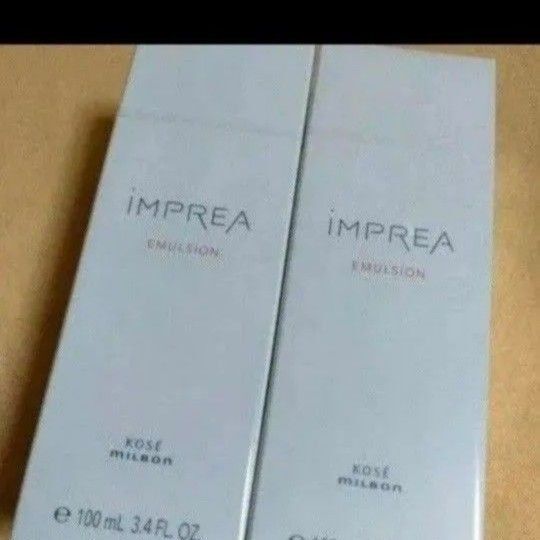 コーセー ミルボン インプレア エマルジョン乳液 100mL 二本セット