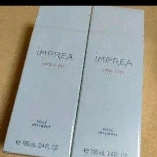 コーセー ミルボン インプレア エマルジョン乳液 100mL 二本セット