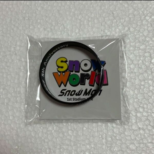 Snow Man1st Stadium Live Snow World 目黒蓮 ラバーバンド