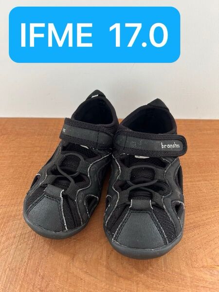 IFME イフミー サンダル ウォーターシューズ BLACK ブラック 黒 キッズ