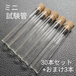 試験管 5ml (12x75x10mm) 30本セット+3本