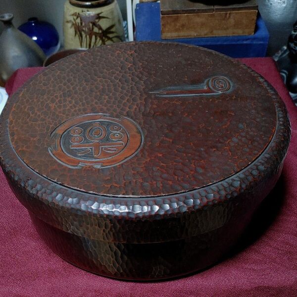 時代物 茶びつ 茶室. 楽 煎茶道具 木製 漆芸 骨董品 茶道具 割れ無し 歪み