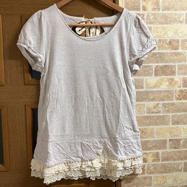 フランシュリッペ カットソー 半袖 Tシャツ チュニック トップス M