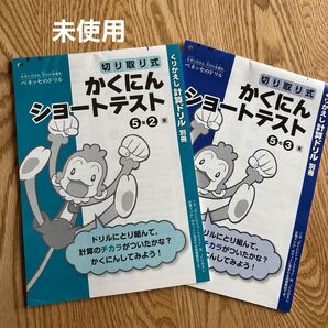 小学5年 くりかえし計算ドリル かくにんショートテスト 2冊
