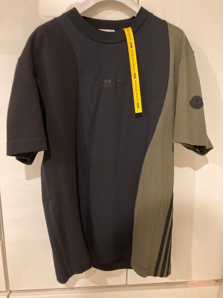 激安美品 紙タグ付】モンクレール MONCLER 半袖Tシャツ ブラック 黒