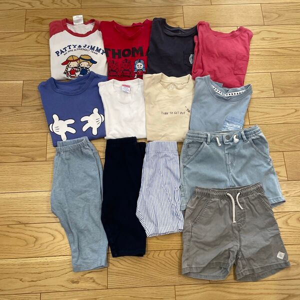 男の子 キッズ服セット Tシャツとショートパンツ 子供服 ユニクロ キッズ トップス ズボン 半袖Tシャツ