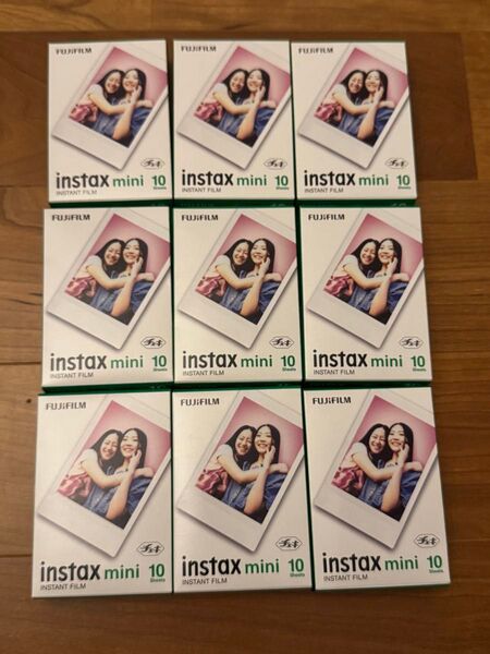 未開封 富士フイルム チェキフィルム 10枚入 9個セット instax mini チェキフィルム FUJIFILM チェキ
