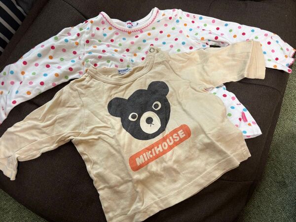 ミキハウス 長袖Tシャツ 3枚