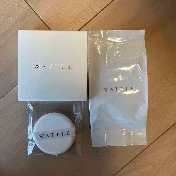 WATTLE クッションファンデーション 詰め替えリフィル 13g 約1か月分 hoconico ライトベージュ (LB) コンパ