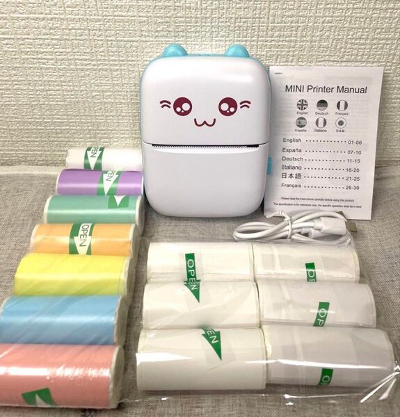 【C9BL】ミニサーマルプリンター ポータブルプリンター
