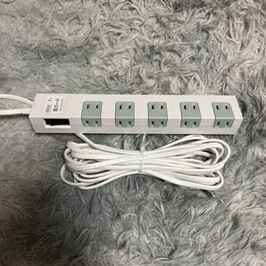 SANWA SUPPLY 電源タップ TAP-SP2110 10口 5m 雷ガード付き