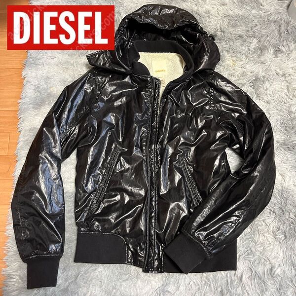 DIESEL ジップアップジャケット ブラック