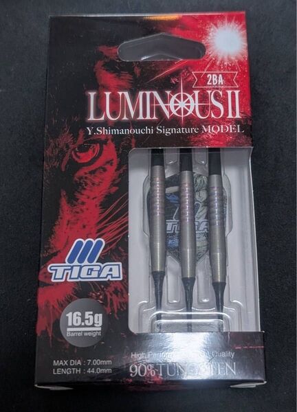 定価12000円 ソフトダーツ ルミナス2 ティガ トルピード 使いやすい TIGA ティガ ダーツバレル ダーツ バレル