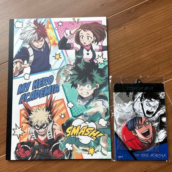 僕のヒーローアカデミア 缶バッジ&特製ホルダーコレクション 飯田天哉 ノート