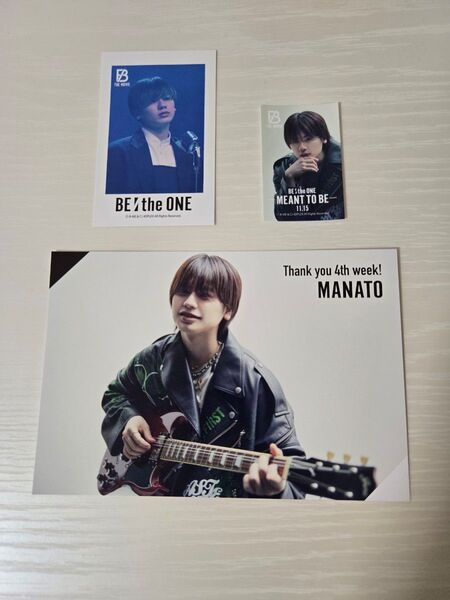 BE:FIRST THE MOVIE BE the ONE、MEANT TO BE入場者特典セット MANATO