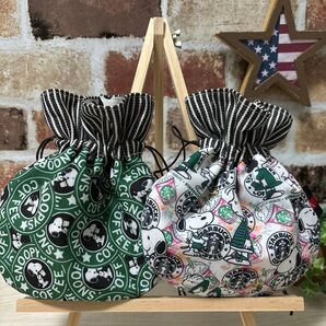 巾着ポーチ ハンドメイド ポーチ