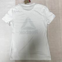 送料無料 新品 Reebok リーボック WOR DELTA ロゴ グラフィック ショートスリーブ Tシャツ 半袖Tシャツ L ホワイト_画像2