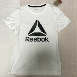 送料無料 新品 Reebok リーボック WOR DELTA ロゴ グラフィック ショートスリーブ Tシャツ 半袖Tシャツ L ホワイト