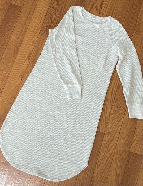 UNIQLO ワッフルクルーネックワンピース Sサイズ ワンピース
