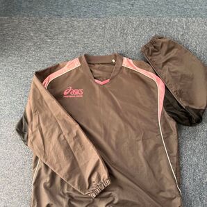 asics ピステ ピンク ブラウン スポーツウェア 古着