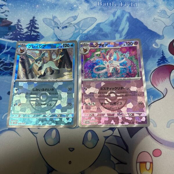 ニンフィア グレイシア モンスターボールミラー ポケモンカード テラスタルフェスex
