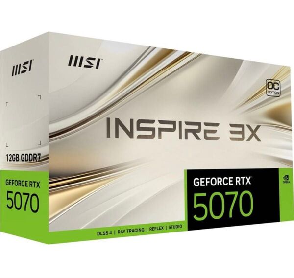 MSI GeForce RTX5070 12G INSPIRE 3X OC