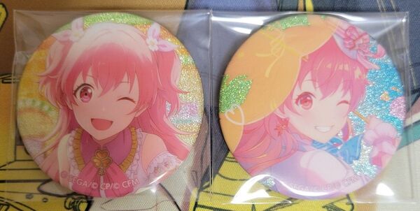 プロセカ グリッター缶バッジ グリ缶 桃井愛莉