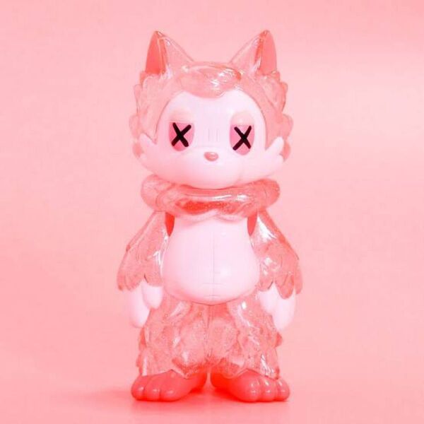おおかみくん キャンディーピンク ソフビ