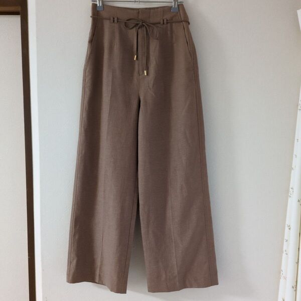 夏用UNITEDARROWSワイドパンツ薄手 く