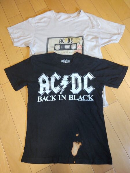 AC/DC Tシャツ 2枚セット CHASER ユニクロ バンドT 中古