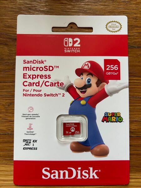 新品未開封 SanDisk microSD Express Card 256GB for Nintendo Switch 2