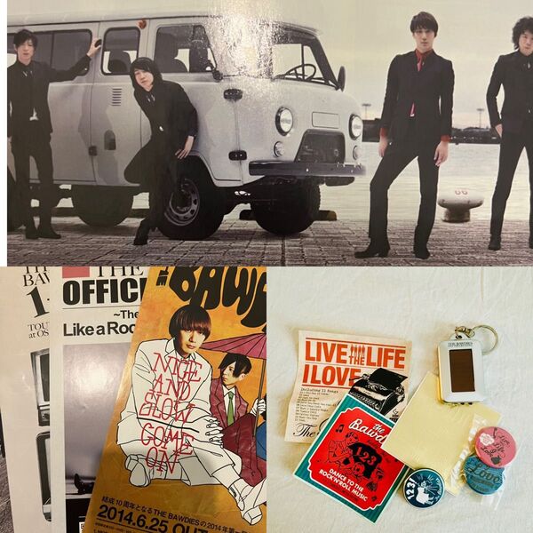 【THE BAWDIES】グッズセット フライヤー 非売品 限定 缶バッジ