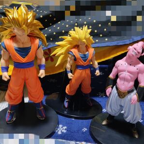 ドラゴンボール フィギュア プライズ 超サイヤ人3孫悟空 2点+おまけ 魔人ブウセット DRAGONBALL