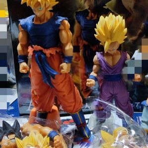 ドラゴンボール フィギュア 一番くじ BATTLE OF WORLD 超サイヤ人孫悟空 超サイヤ人2孫悟飯 2点セット