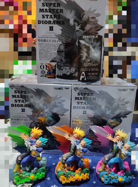 ドラゴンボール超 フィギュア SMSD ベジータ&トランクス 3点セット SUPER MASTER STARS DIORAMA