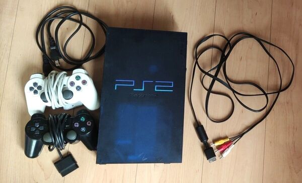 PS2 【SCPH-50000】ミッドナイトブラック その他周辺機器&コントローラー2個