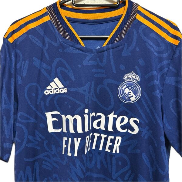 【美品】レアルマドリード 2021/22 カマヴィンガ アウェイユニフォーム adidas Real Madrid
